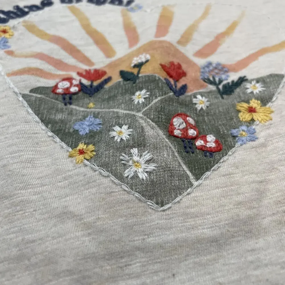 Oshkosh Embroidered Shine Bright Top